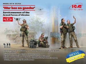 ICM 35755 “War has no gender” Servicewomen of the Armed Forces of Ukraine 1/35 – imagen 2