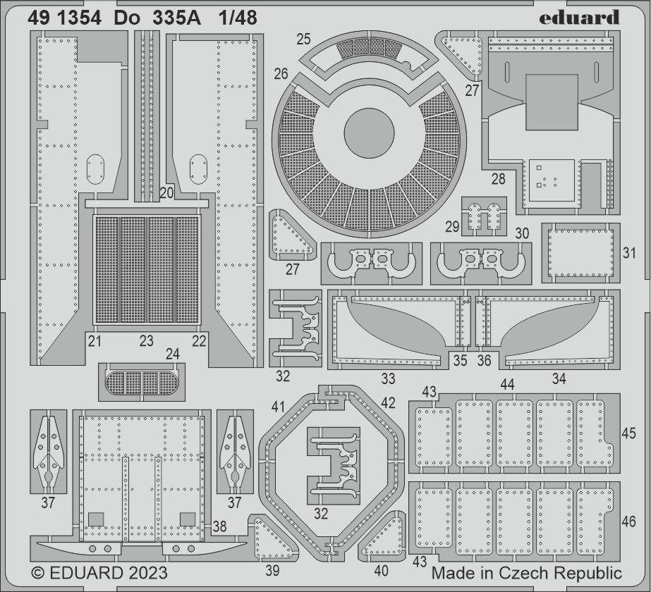 Eduard 491354 Do 335A TAMIYA 1/48 – zdjęcie 2