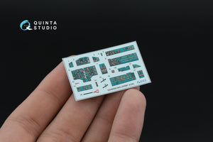 Quinta Studio QD+48559 MiG-25RBF 3D-Printed &amp;amp; colored Interior on decal paper (ICM) (with 3D-printed resin parts) 1/48 – image 2