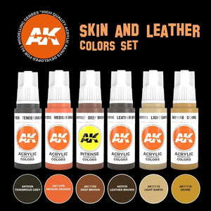 AK Interactive AK11613 3G SKIN AND LEATHER COLORS SET – zdjęcie 2