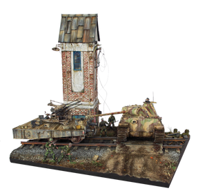 RT-Diorama 35027 Diorama-Base: Railroad Crossing 1/35 – zdjęcie 5