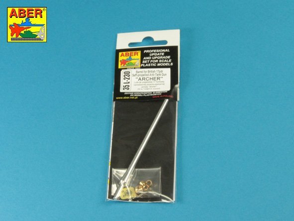 Aber 35L-230 Barrel for 17pdr. Self-propelled A/T gun “Archer” 1/35 – image 3