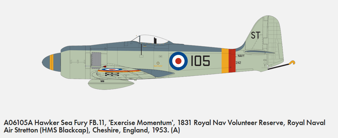 Airfix 06105A Hawker Sea Fury FB.11 1/48 – zdjęcie 6