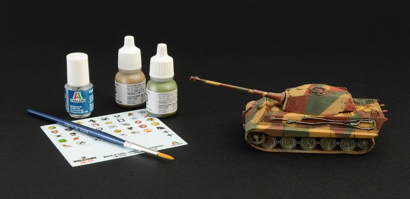 Italeri 74001 TIGER II - WoT- MODEL SET 1/72 – zdjęcie 7