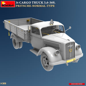 MiniArt 38079 3t CARGO TRUCK 3,6-36S. PRITSCHE-NORMAL-TYPE 1/35 – zdjęcie 3