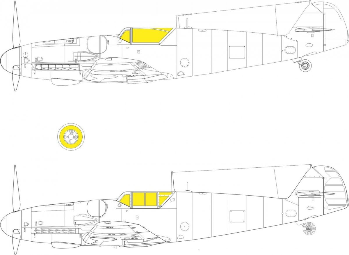 Eduard BIG33145 Bf 109G-6 BORDER MODEL 1/35 – zdjęcie 15