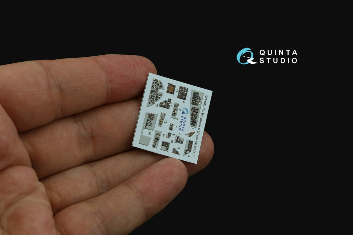 Quinta Studio QD72173 Blackburn Buccanneer S.2B Late 3D-Printed &amp;amp; coloured Interior on decal paper (Airfix) 1/72 – Bild 8