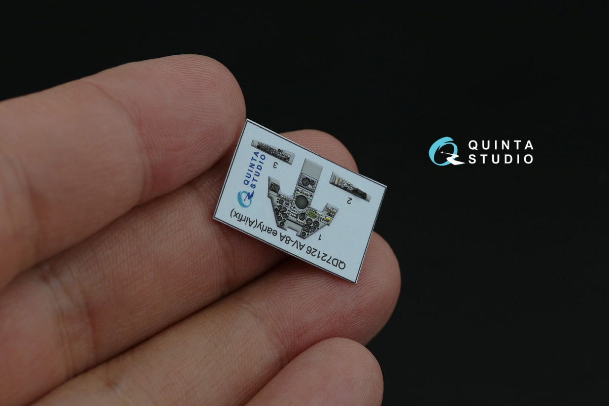 Quinta Studio QD72126 AV-8A early 3D-Printed coloured Interior on decal paper (Airfix) 1/72 – zdjęcie 6
