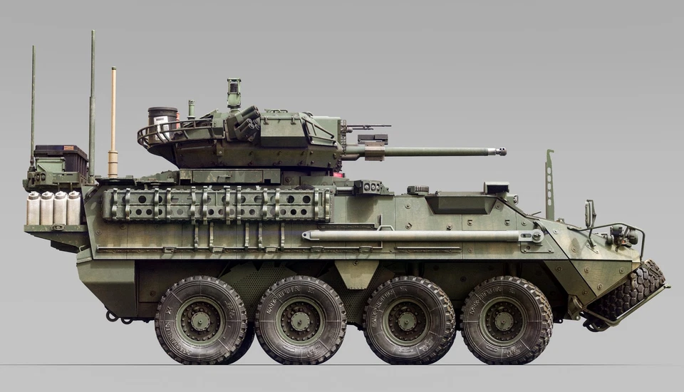 Zimi Model 35046 M1296 Stryker ICV-Dragoon w/ESA MWO Upgrade 1/35