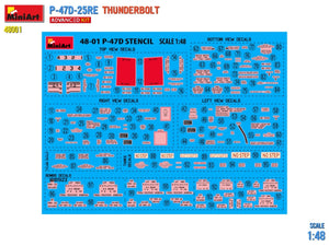 MiniArt 48001 P-47D-25RE Thunderbolt - Advanced Kit 1/48 – zdjęcie 3
