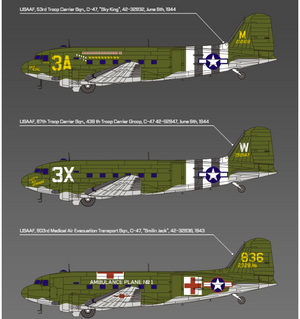 Academy 12633 USAAF C-47 Skytrain 1/144 – image 4