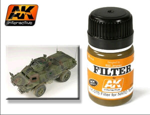AK Interactive AK071 blue for panzer gray filter 35 ml