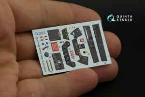 Quinta Studio QD32128 Ta 152H 3D-Printed &amp;amp; coloured Interior on decal paper (Zoukei-Mura) 1/32 – zdjęcie 5