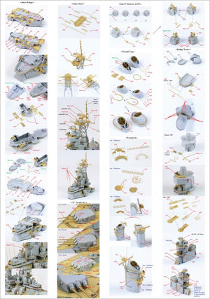Pontos 35007F1 USS BB-61 Iowa 1984 Detail Up Set 1/350 – zdjęcie 3
