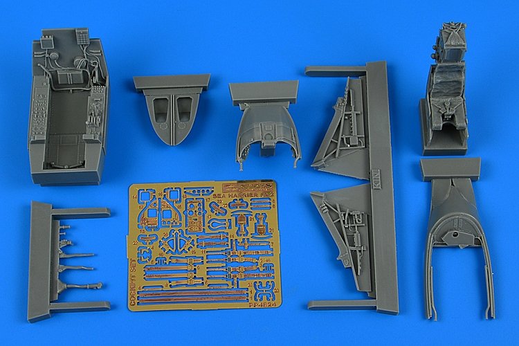 Aires 4824 Sea Harrier FA.2 cockpit set 1/48 KINETIC