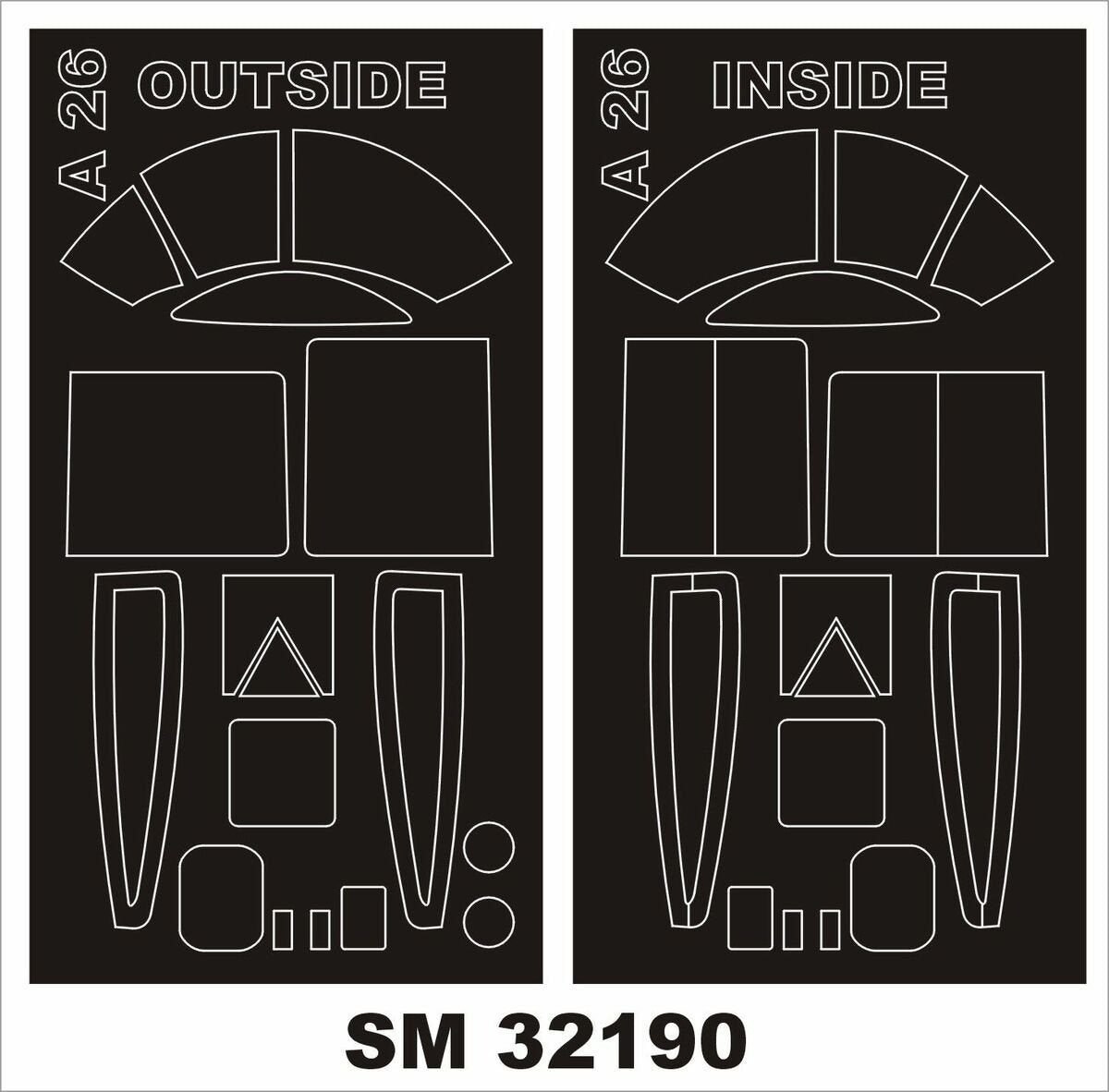 Montex SM32190 Douglas A-26B Invader 1/32
