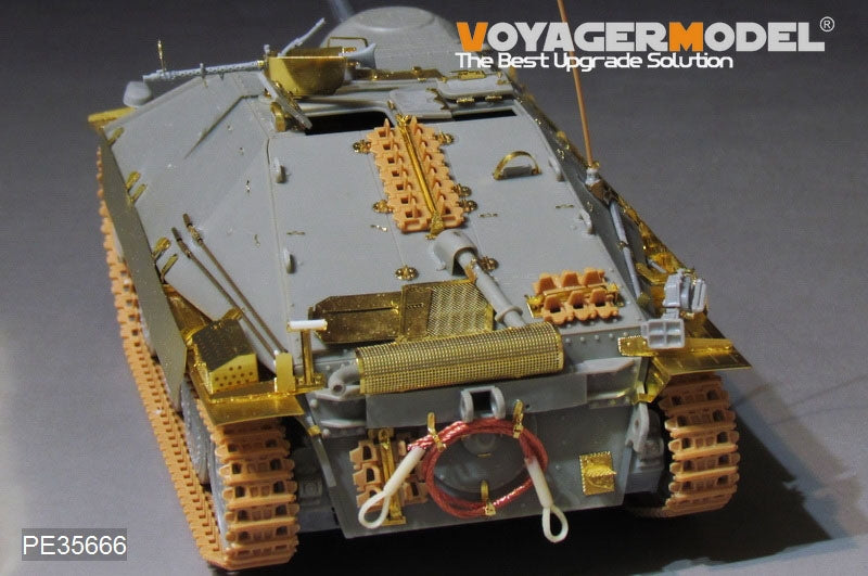 Voyager Model PE35666B WWII German Hetzer Tank Destroyer (includes a metal barrel) For DRAGON 6030 1/35 – image 9