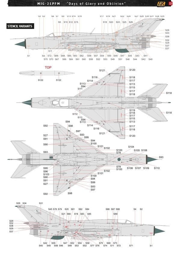 AK Interactive AK148003 MiG-21PFM Days of Glory and Oblivion 1/48 – zdjęcie 6