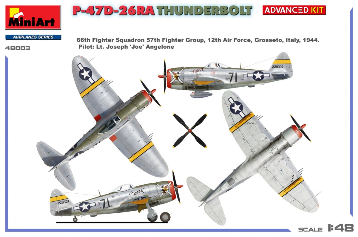 MiniArt 48003 P-47D-26RA THUNDERBOLT. ADVANCED KIT 1/48 – zdjęcie 3