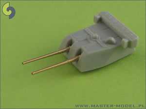 Master SM-700-008 IJN 20cm/50 (8&amp;quot;) 3rd Year Type No. 2 barrels - without blastbags (10pcs) - most IJN cruisers – zdjęcie 2