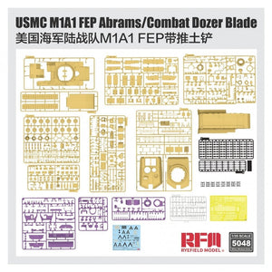 Rye Field Model 5048 USMC M1A1 FEP Abrams/Combat Dozer Blade 1/35 – zdjęcie 3