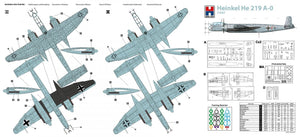 Hobby 2000 72067 Heinkel He 219 A-0 ( DRAGON + CARTOGRAF + MASKI) 1/72 – zdjęcie 5