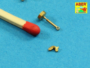 Aber 16105 Wing nuts with turned bolt x 12 pcs. 1/16 – zdjęcie 3
