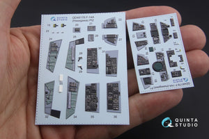 Quinta Studio QD48178 F-14A 3D-Printed &amp;amp; coloured Interior on decal paper (for Hasegawa kit) 1/48 – zdjęcie 8