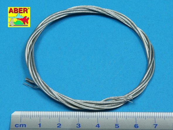 Aber TCS13 Stainless Steel Towing Cables 1.3mm, 1m long – image 2