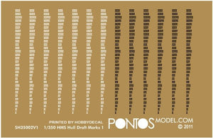 Pontos 35008WD1 HMS King George V Wooden Deck set 1/350 – zdjęcie 3