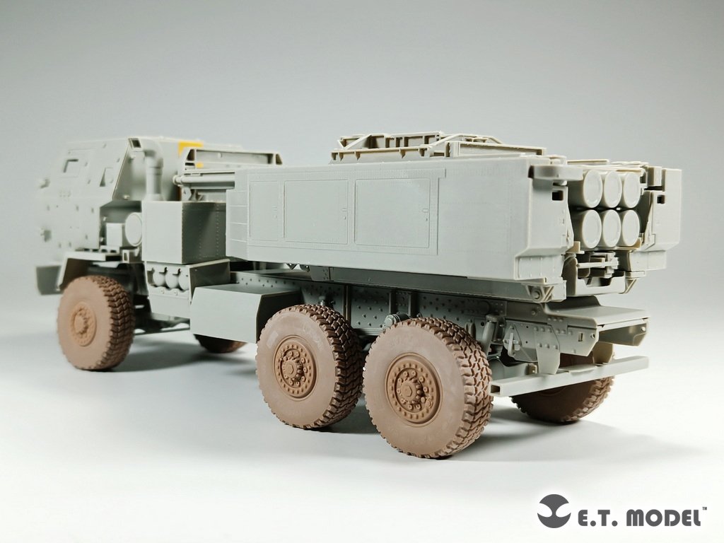 E.T. Model P35-127 Modern U.S. M142 High Mobility Artillery Rocket System（HIMARS）Sagged Wheels for Trumpeter kit 1/35 – zdjęcie 5