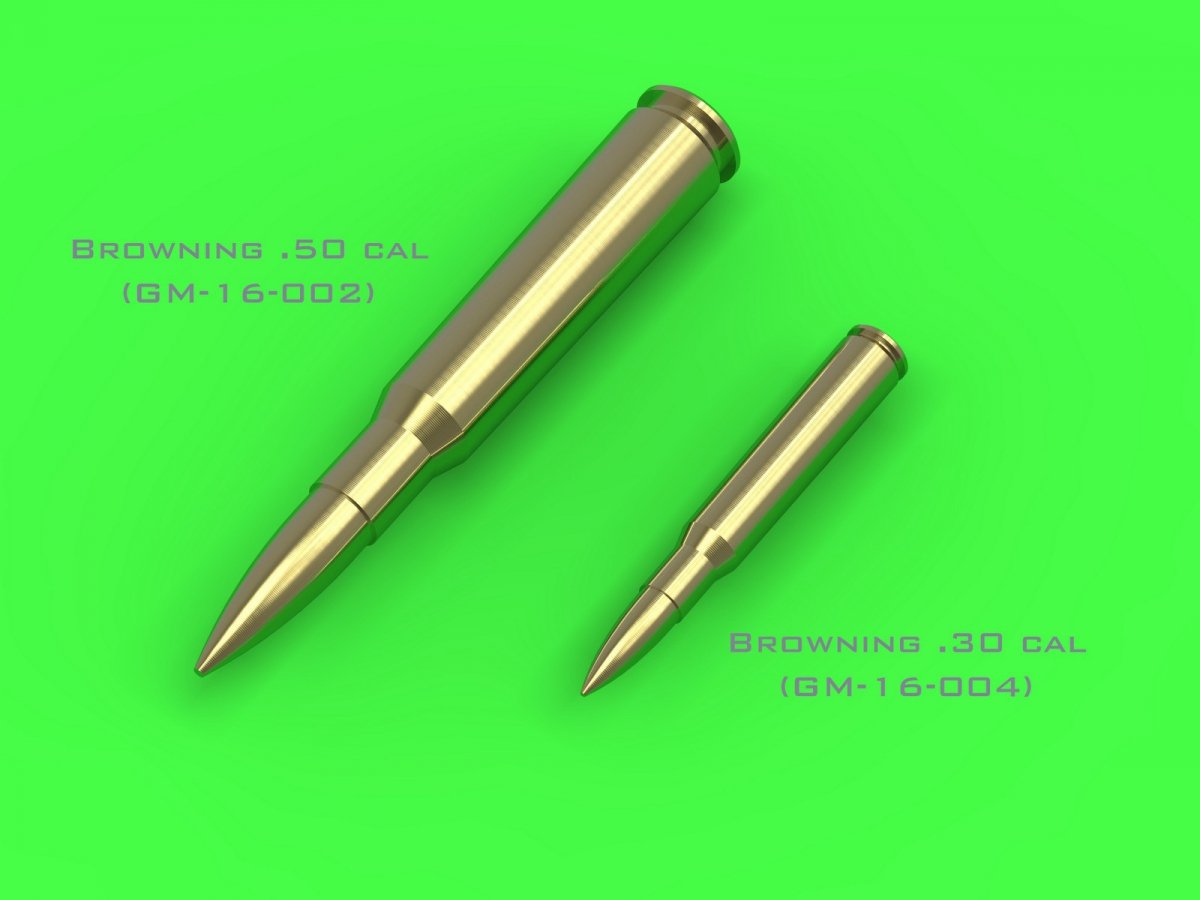 Master GM-16-002 Browning .50 caliber (12.7mm) - cartridges (25 pcs) 1/16 – image 3