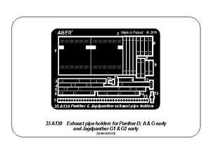 Aber 35A130 Exhaust holders for Panther D; A &amp;amp;amp; G early, Jagdpanther G1 &amp;amp;amp; G2 early
