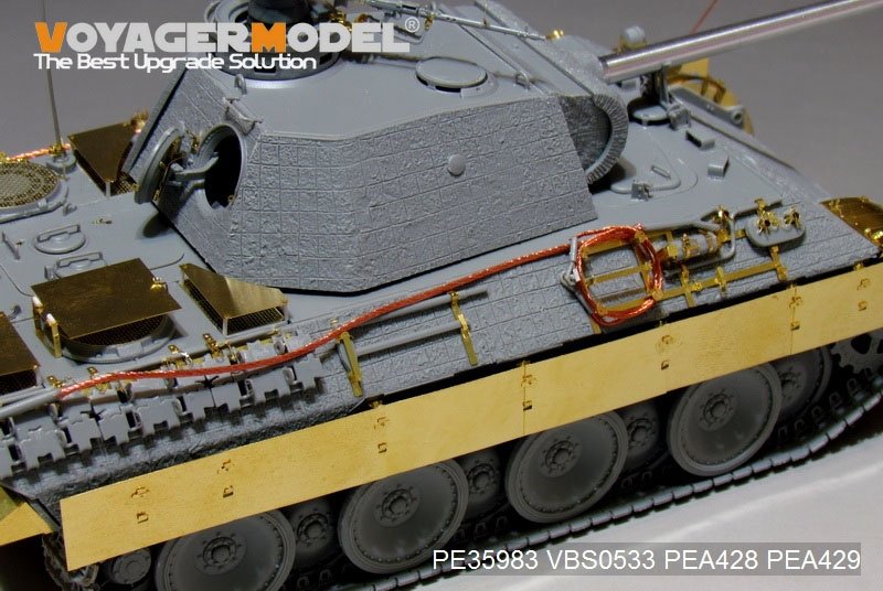 Voyager Model PE35983 WWII German Panther D Tank Late version Basic For TAKOM 2104 1/35 – zdjęcie 19