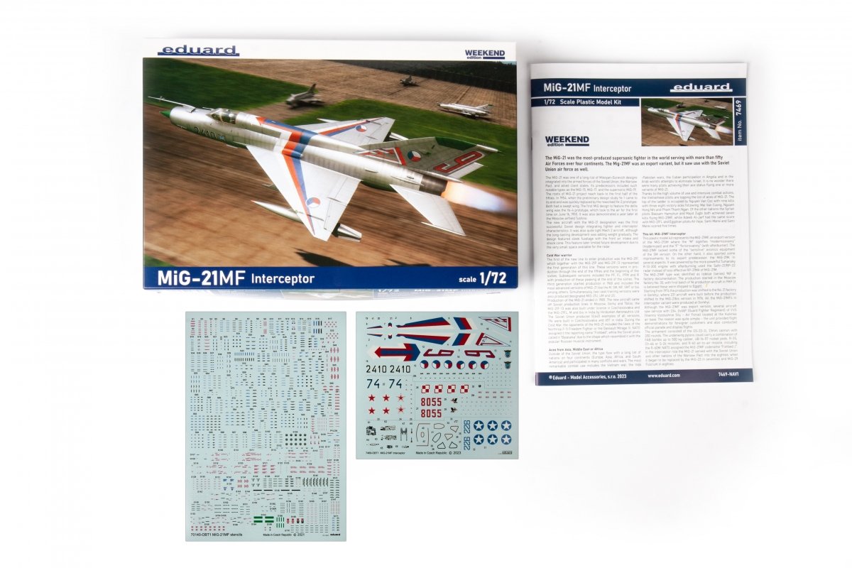 Eduard 7469 MiG-21MF Interceptor Weekend edition 1/72 – image 3