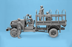 ICM 35599 Patrouille militaire américaine de la Seconde Guerre mondiale (G7107 avec MG M1919A4) 1/35 – image 9