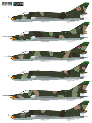 Quinta Studio MMD48005 Decal Su-17M4 (Afgan war series) 1/48 – zdjęcie 4