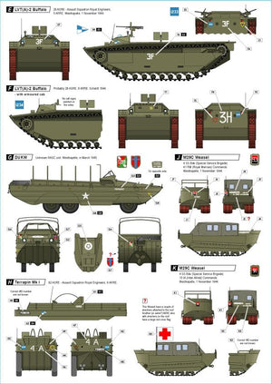 Star Decals 72-A1047 Walcheren Landings. British tanks and amphibians in Holland 1944-45 1/72 – zdjęcie 2