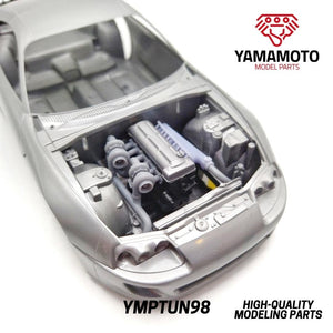 Yamamoto YMPTUN98 2JZ Twin Turbo Kit for Tamiya 24123 1/24 – image 3