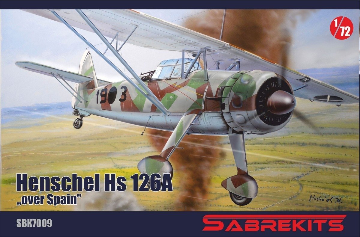 SabreKits SBK7009 Henschel HS 126A Au-dessus de l'Espagne 1/72
