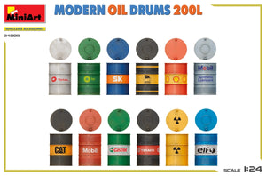 MiniArt 24008 MODERN OIL DRUMS 200L 1/24 – zdjęcie 3