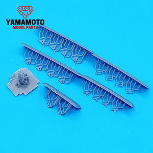 Yamamoto YMPTUN117 Racing Seatbelts 4 Points Set 2 - Blue &amp;amp; Green 1/24 – zdjęcie 4