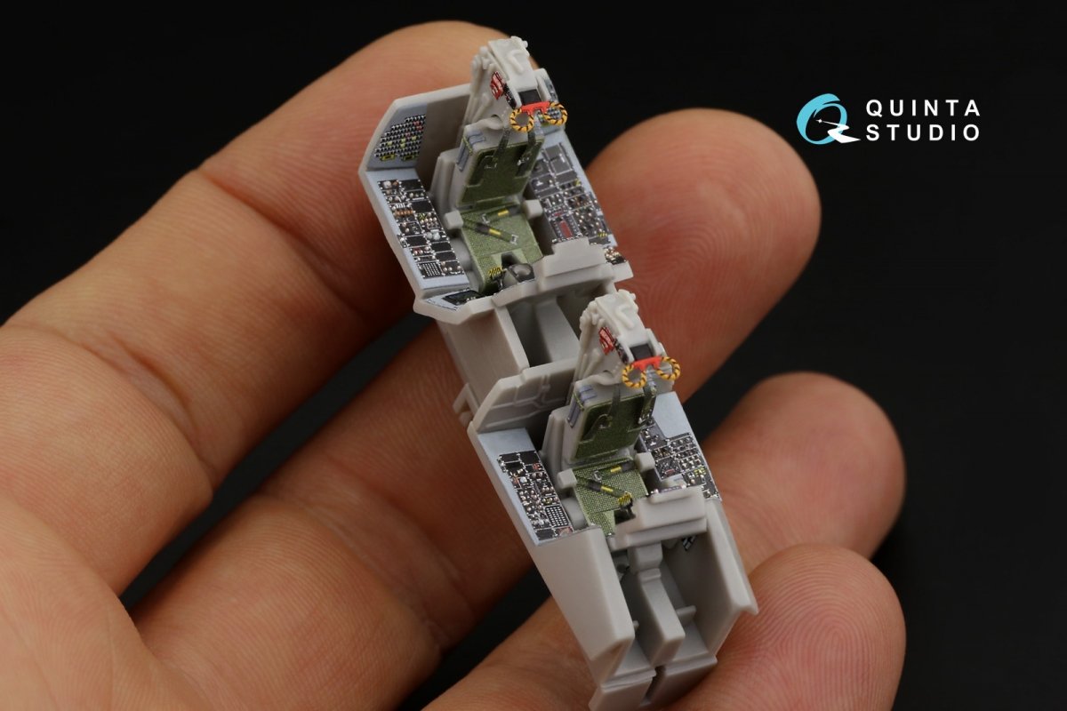 Quinta Studio QD72027 F-14A 3D-Printed &amp;amp; coloured Interior on decal paper (for Hasegawa kit) 1/72 – zdjęcie 3