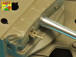 Aber 35L-332 76.2 mm (3 inch) 17 pounder Mk. II barrel with muzzle brake for A34 COMET tank 1/35 – image 6