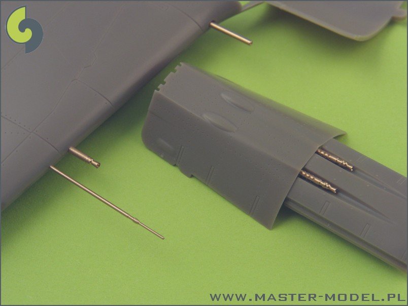 Master AM-48-017 Fw 190 A2 - A5 armament set (MG 17 barrel tips, MG FF barrels, MG 151 barrels in fairings) &amp;amp; Pitot Tube 1/48 – immagine 3