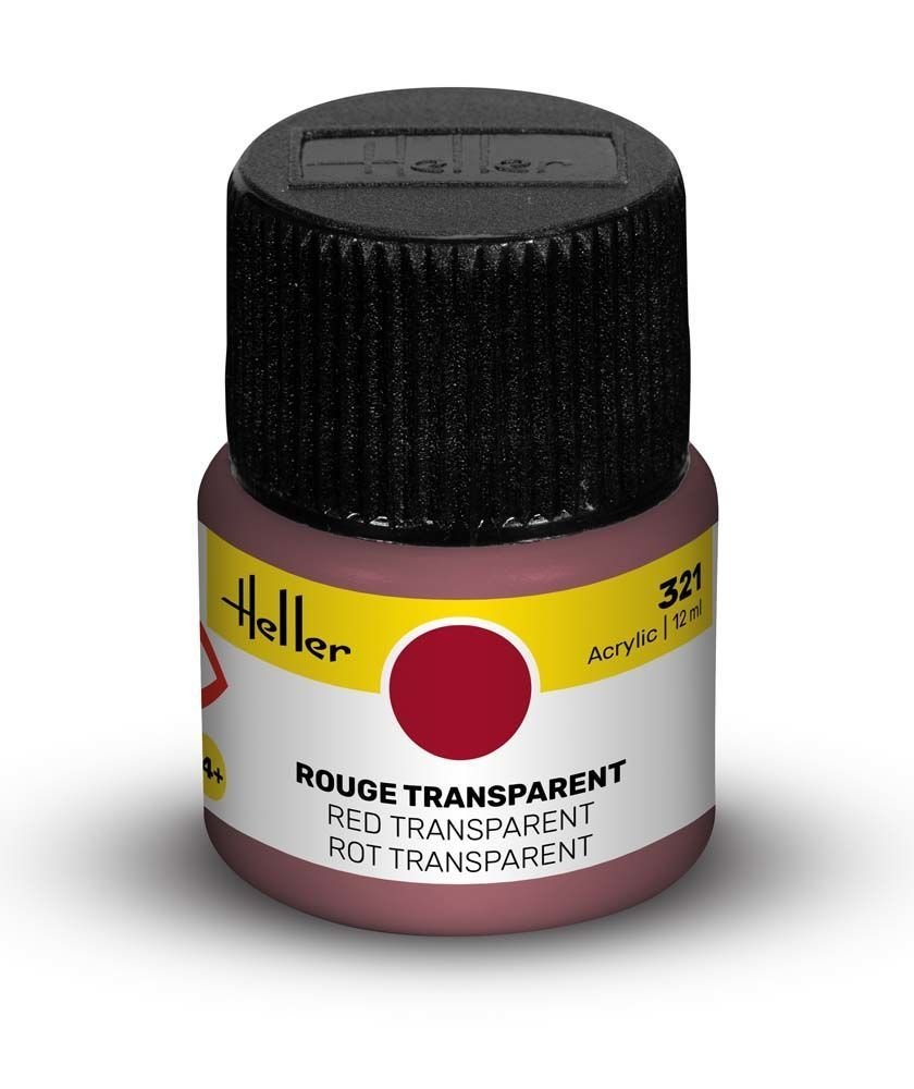 Heller 9321 321 Red Transparent 12ml