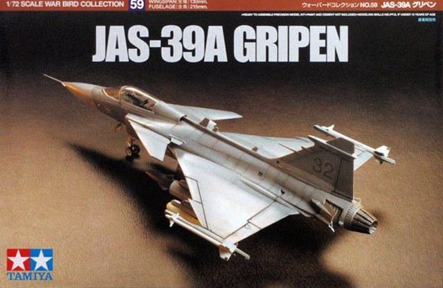 Tamiya 60759 JAS-39A Gripen 1/72