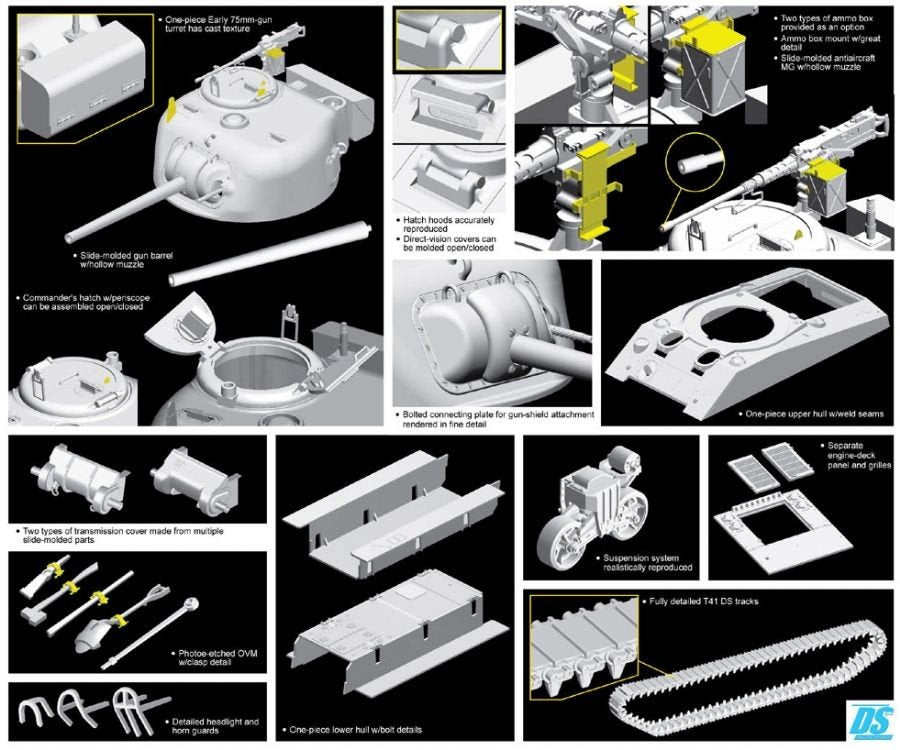 Dragon 6573 Sherman III DV, Early Production 1/35 – image 2