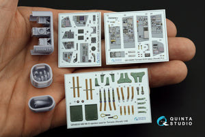 Quinta Studio QD+48264 Tornado ECR Italian 3D-Printed &amp;amp; colored Interior on decal paper (Revell) (with 3D-printed resin parts) 1/48 – image 8