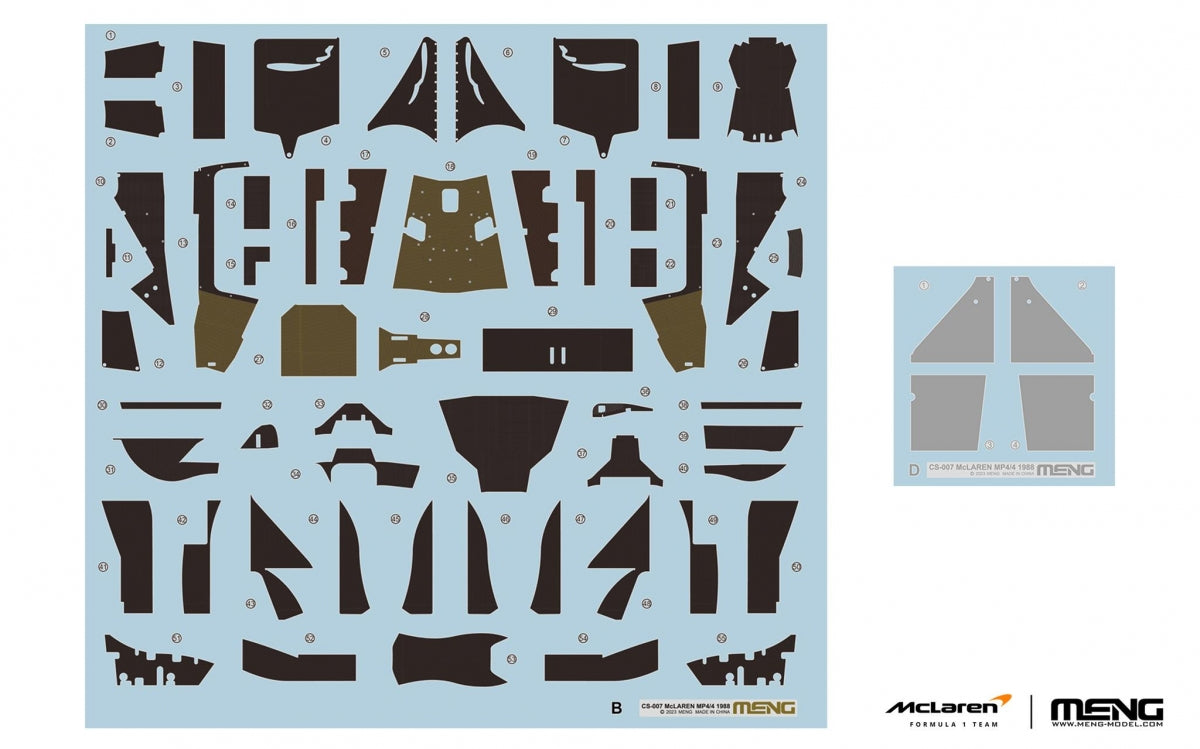 Meng Model CS-007 McLaren MP4/4 1988 1/24 – immagine 12